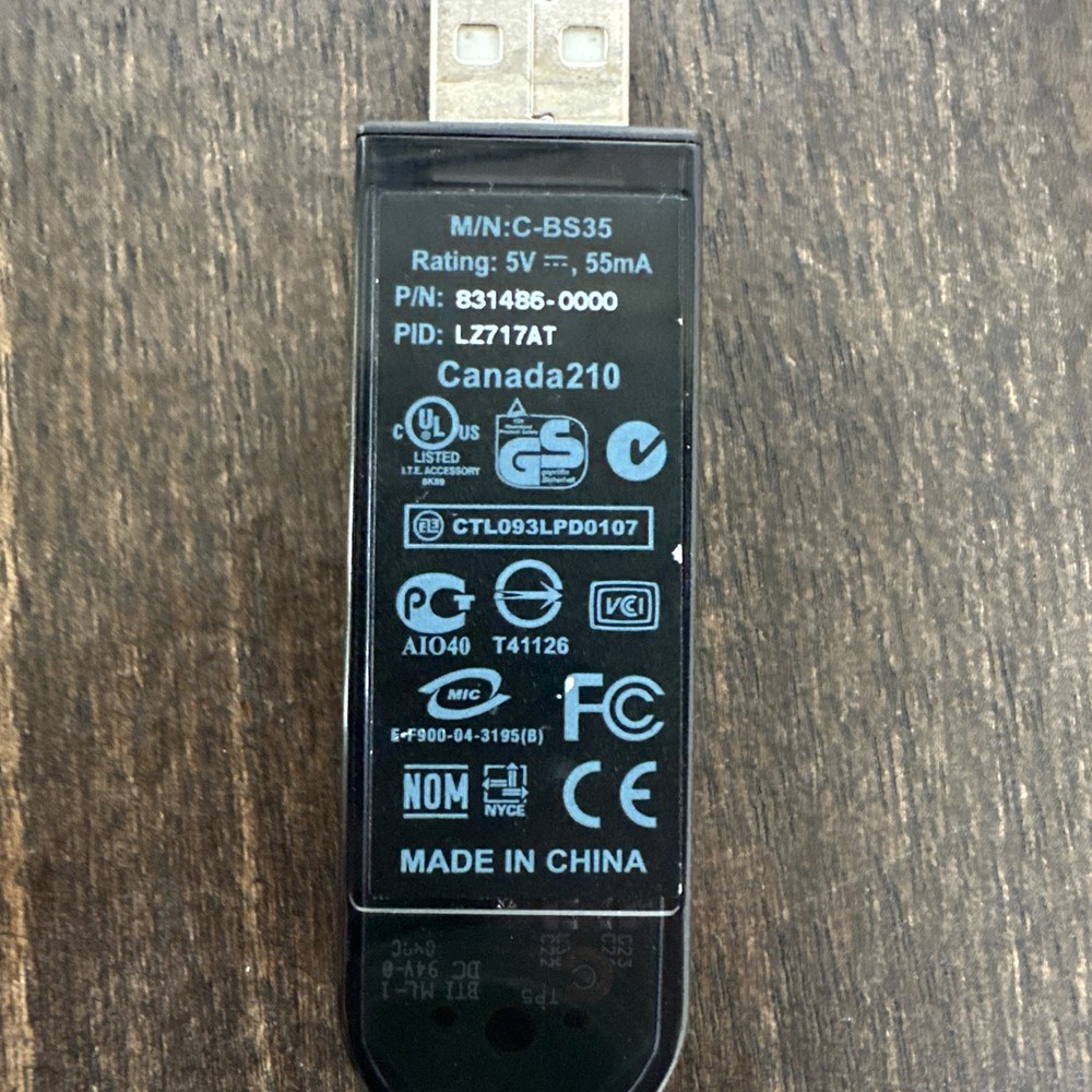 Logitech C-BS35 Wireless USB Receiver with USB Extender Stand