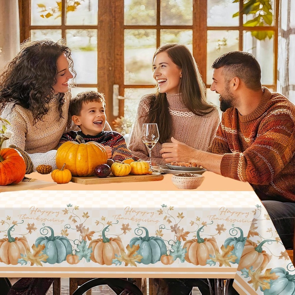 2 PCS Thanksgiving Disposable Tablecloths