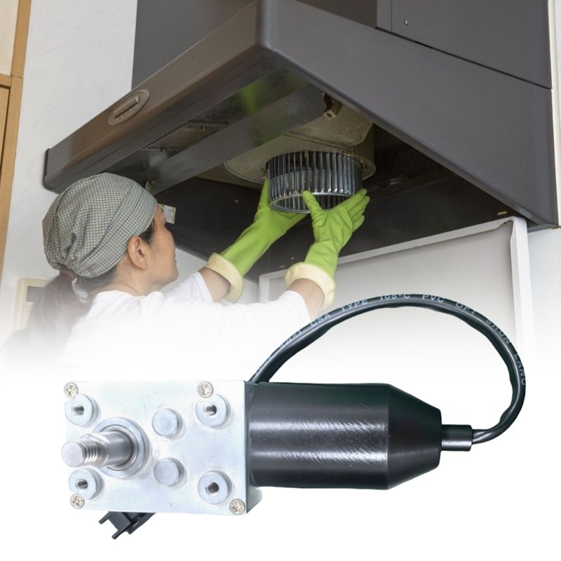 Worm Encoder 12V Reduction Motor Speed Control Small Motor For Range Hood
