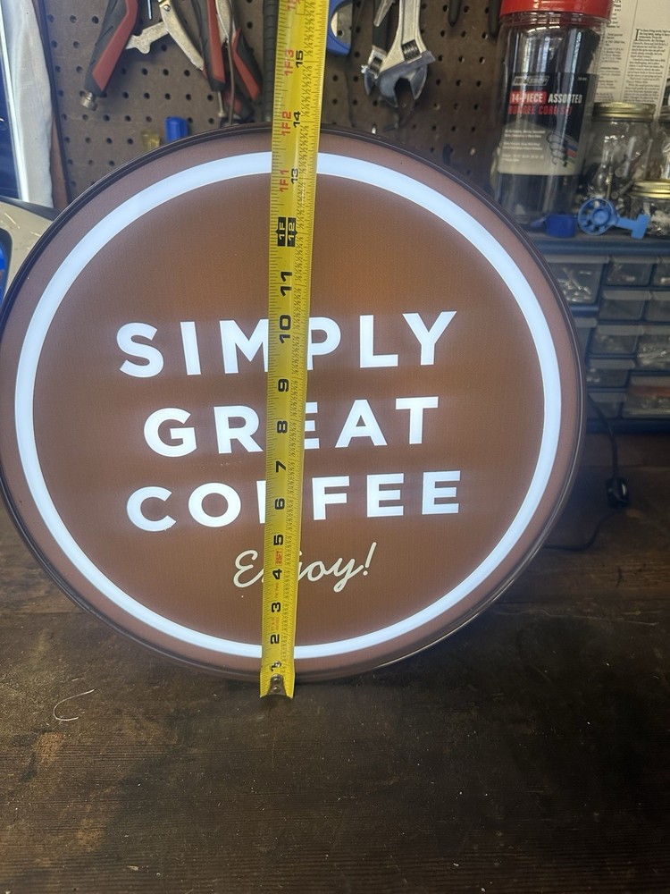 Lighted coffee Sign