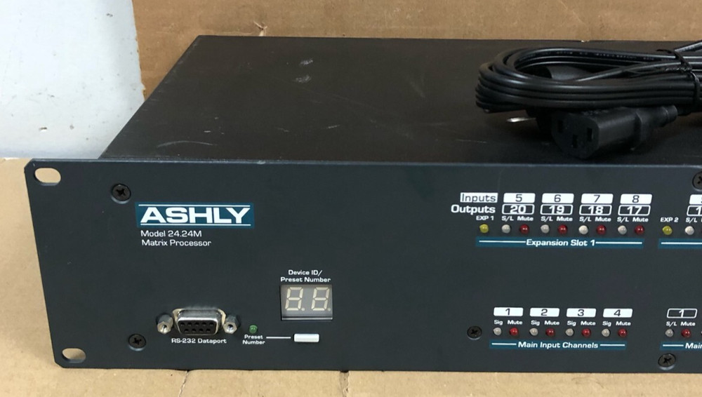 Ashly Protea 24.24M Matrix Processor W/POWER CORD (TESTED)