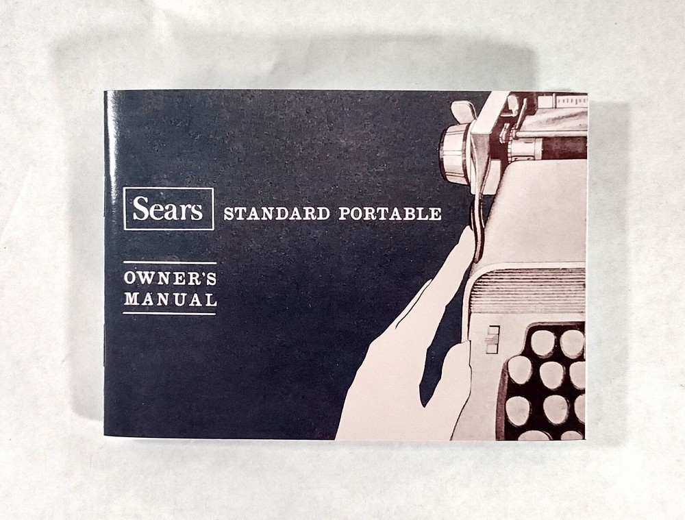 1960s Sears Constellation Typewriter User Instruction Manual Directions Guide