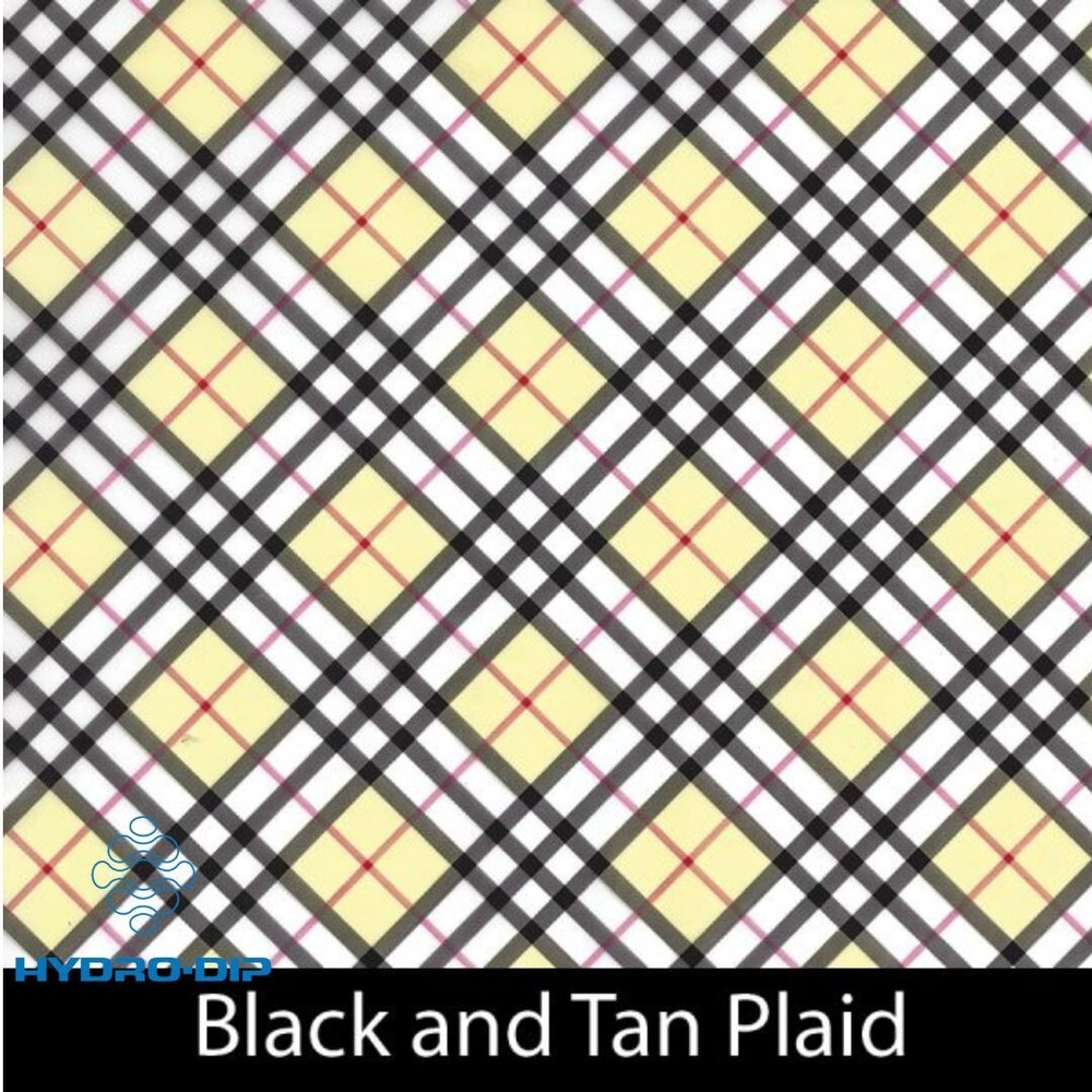 HD-I463 Black & Tan Plaid (50cm) 3 Meter Accessory Pack