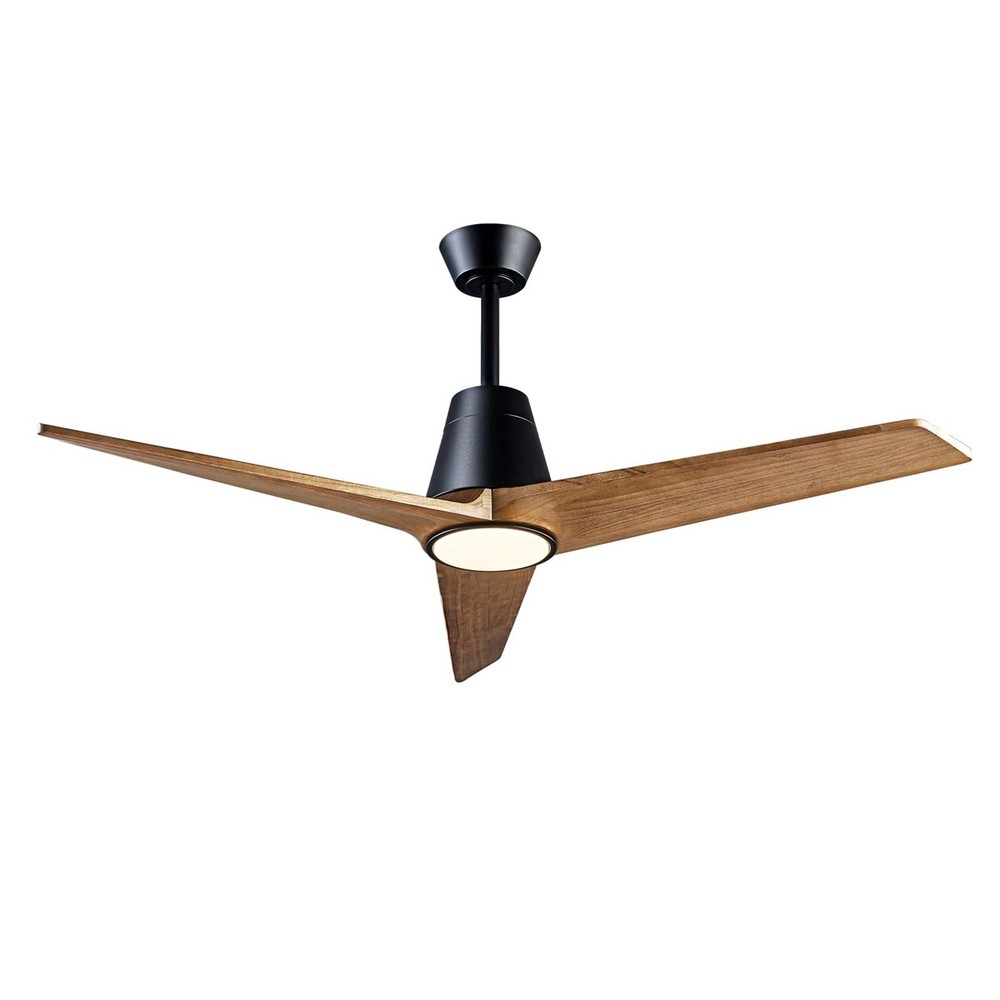 52" Ceiling Fans with Light, Solid Wood Ceiling Fan with Remote Control and D...