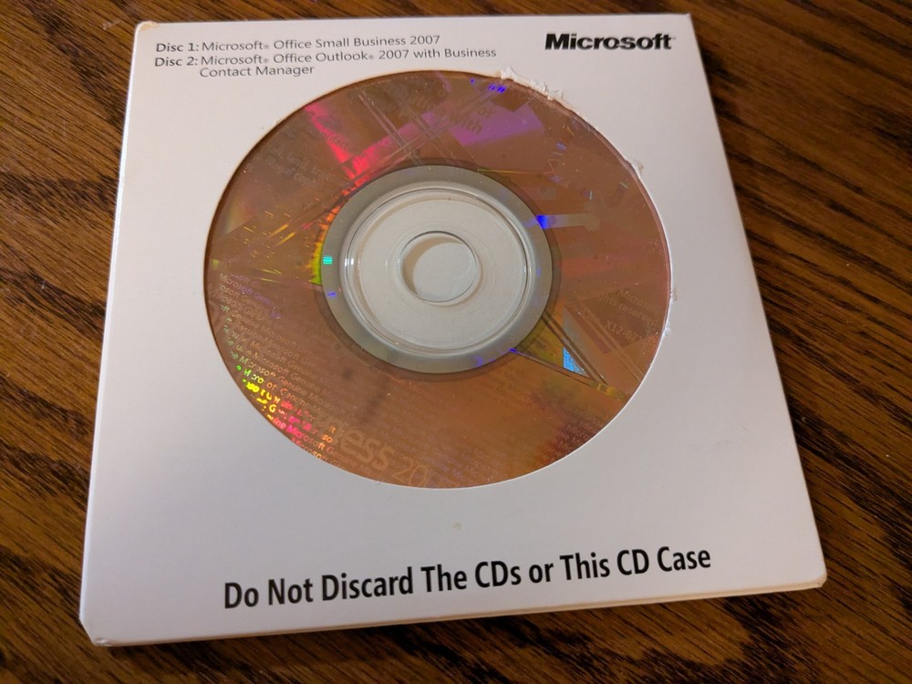 Microsoft Office Small Business 2007 Dell bundle, with Key