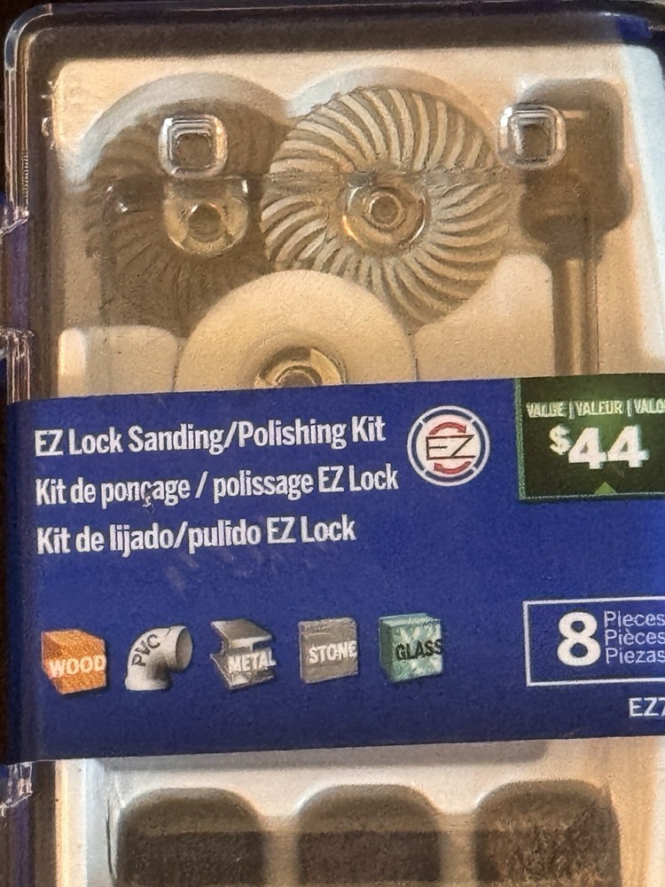 Dremel EZ Lock Sanding/Polishing Kit 8 pc