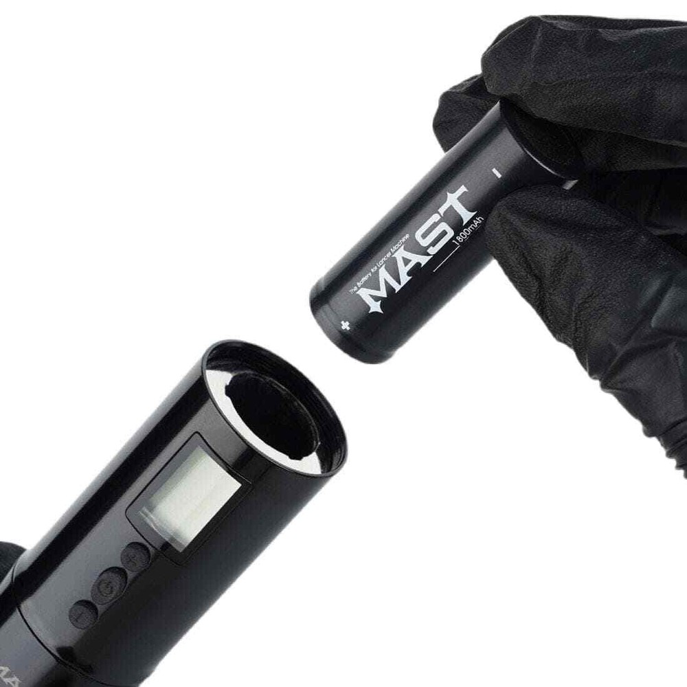 Mast Lancer Wireless Rotary Tattoo Pen Machine Two Replaceable Batteries