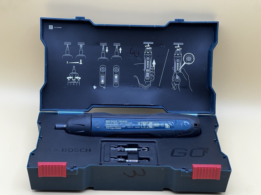 Bosch Go3 Mini Electric Screwdriver Set Cordless 3.6V USB Rechargeable Automatic