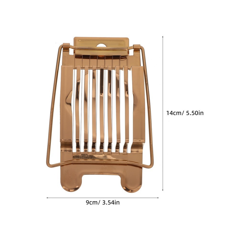 Stainless Steel Egg Cutter Deviled Slicer Adjustable for Boiled Eggs