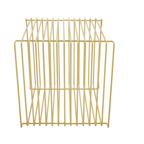 Iron Multi-Purpose Square Side Table Side Table Square Cage End Table