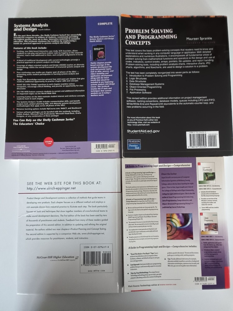 System/ Software/ Design books bundle