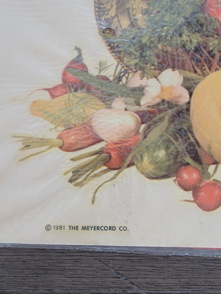 Vintage Meyercord Decals Fruit Cornucopia xl 1/sheet