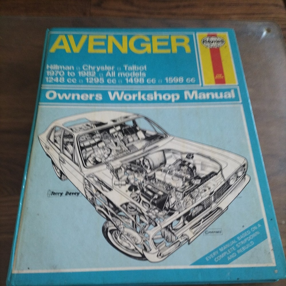 Haynes Workshop Manual For Avenger
