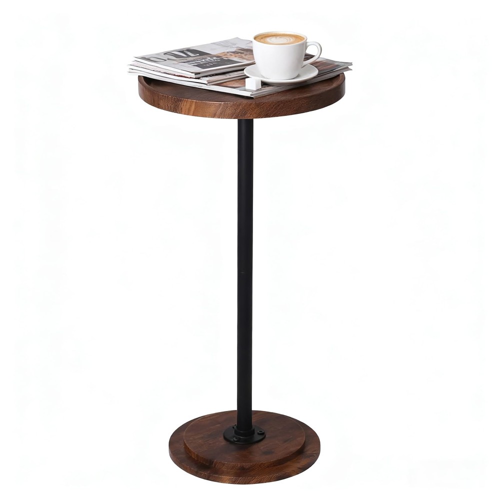 Home Dector Sofa Side Table, Small Drink Table for Small Spaces, Coffee End T...