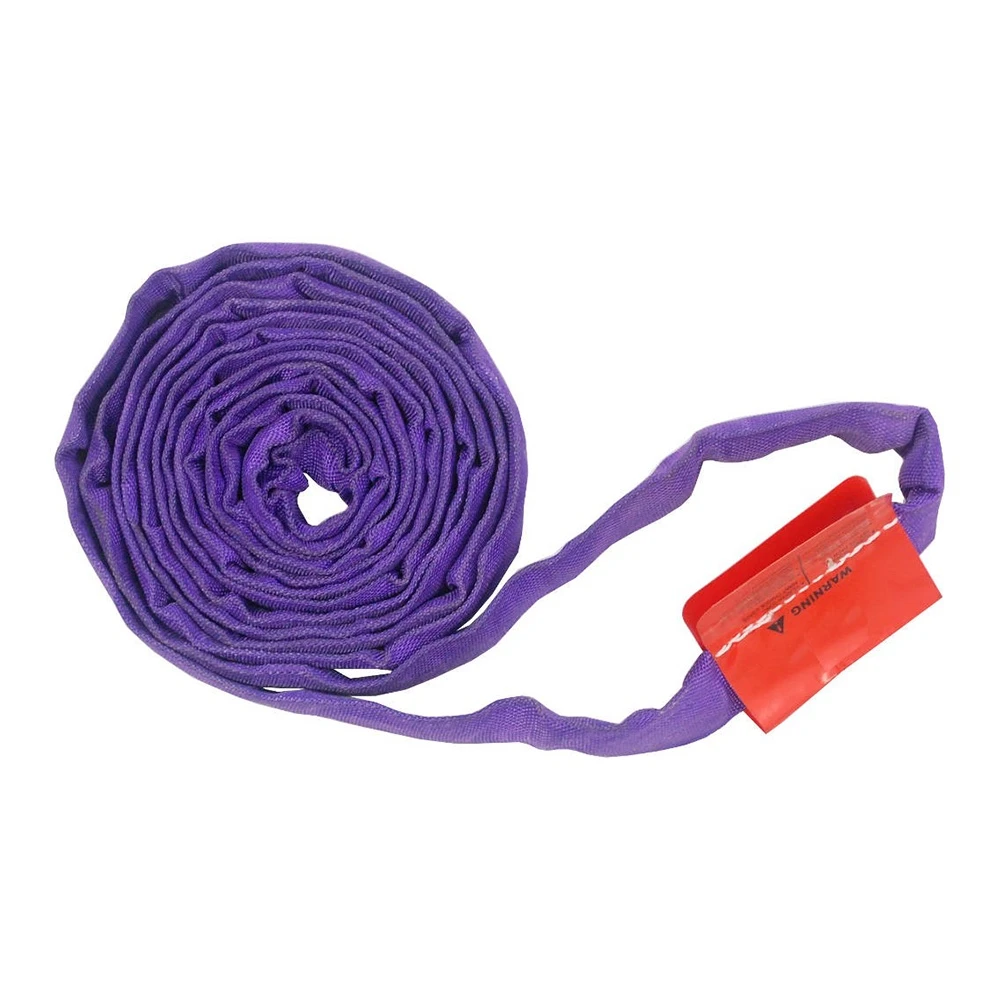 Polyester Lift Sling Endless Round Sling Purple 3000LBS Vertical