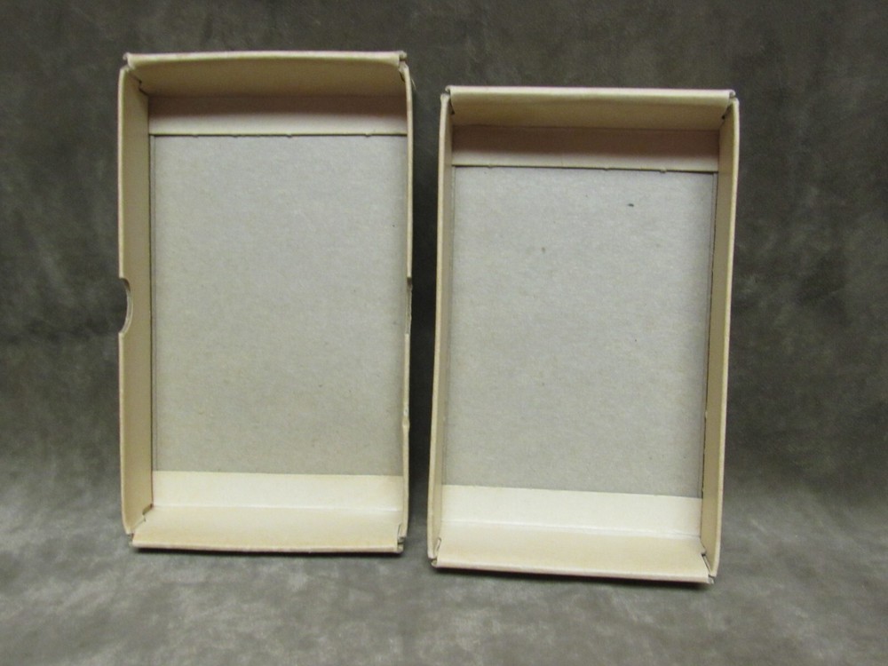 Vintage Conso Sewing Thread Heavy Duty Cardboard BOX ONLY maroon White