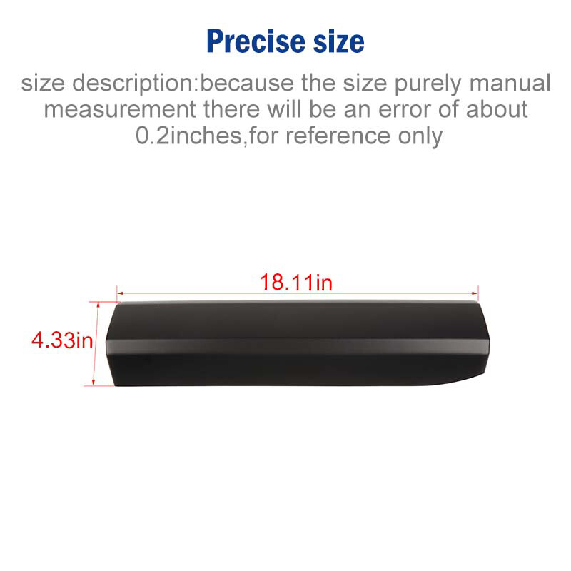 Passenger Co-pilot Dashboard Side Panel Decoration Cover Trim For 4Runner 2010+