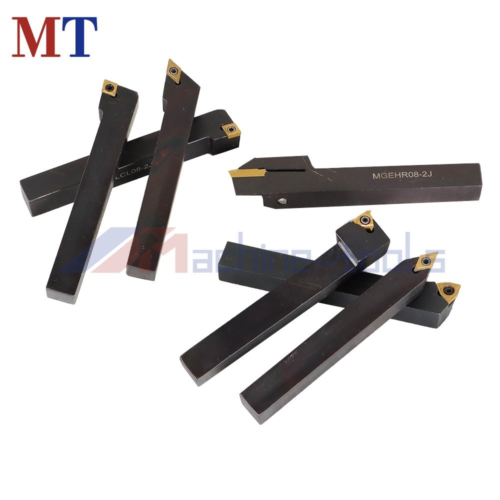 1/2"7x Carbide Indexable Turning Tool Lathe Tool Bit Thread Insert+Holder Kit