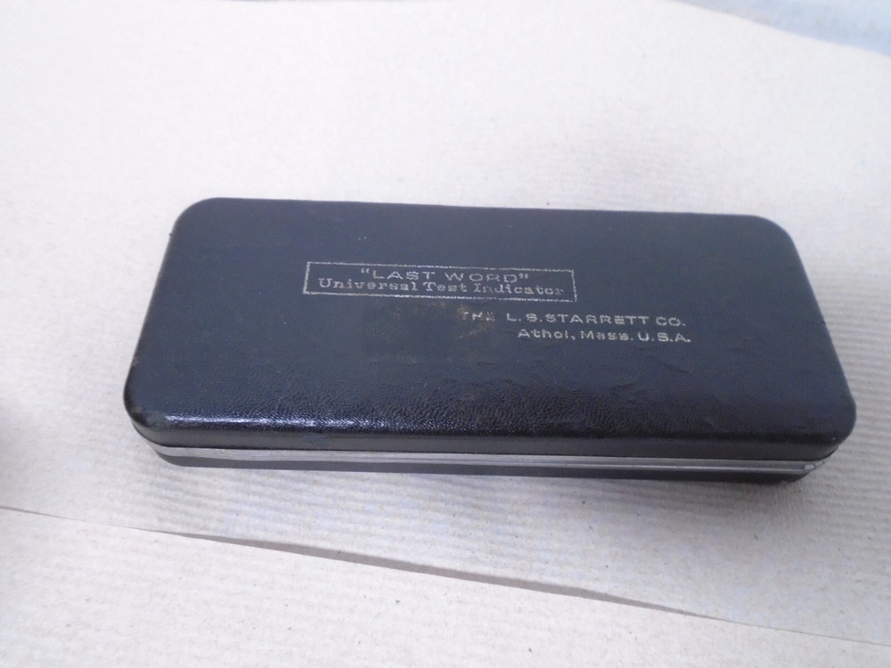 Starrett last word  Indicator Box