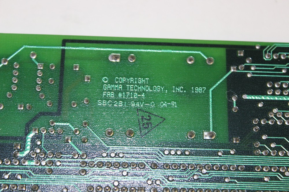 GAMMA TECHNOLOGY 1710-4 MCA MICRO CHANNEL ADAPTER BOARD