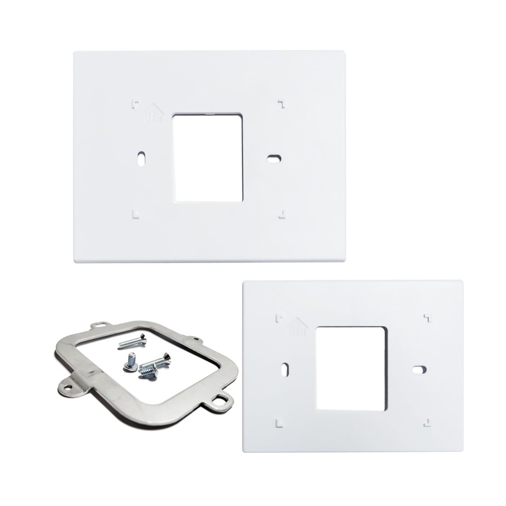 THP2400A1027W Thermostat Wall Plate Back White Cover Assembly (1)