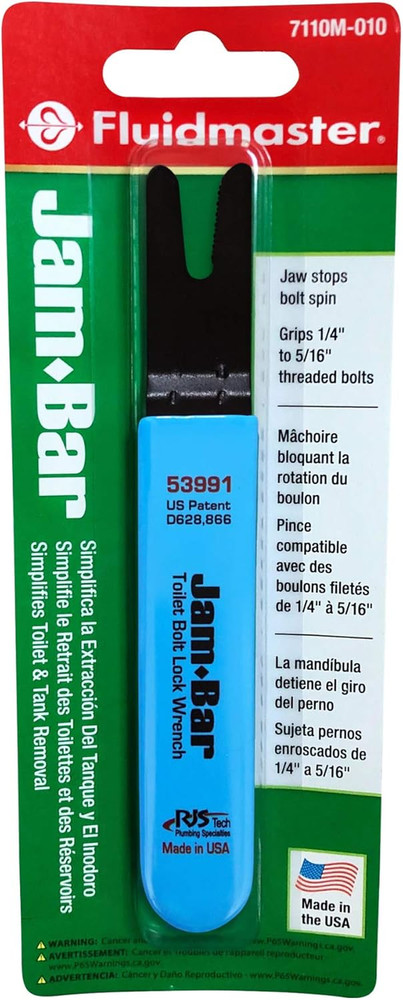 7110M-010-P8 Jam-Bar Toilet Tool, Blue