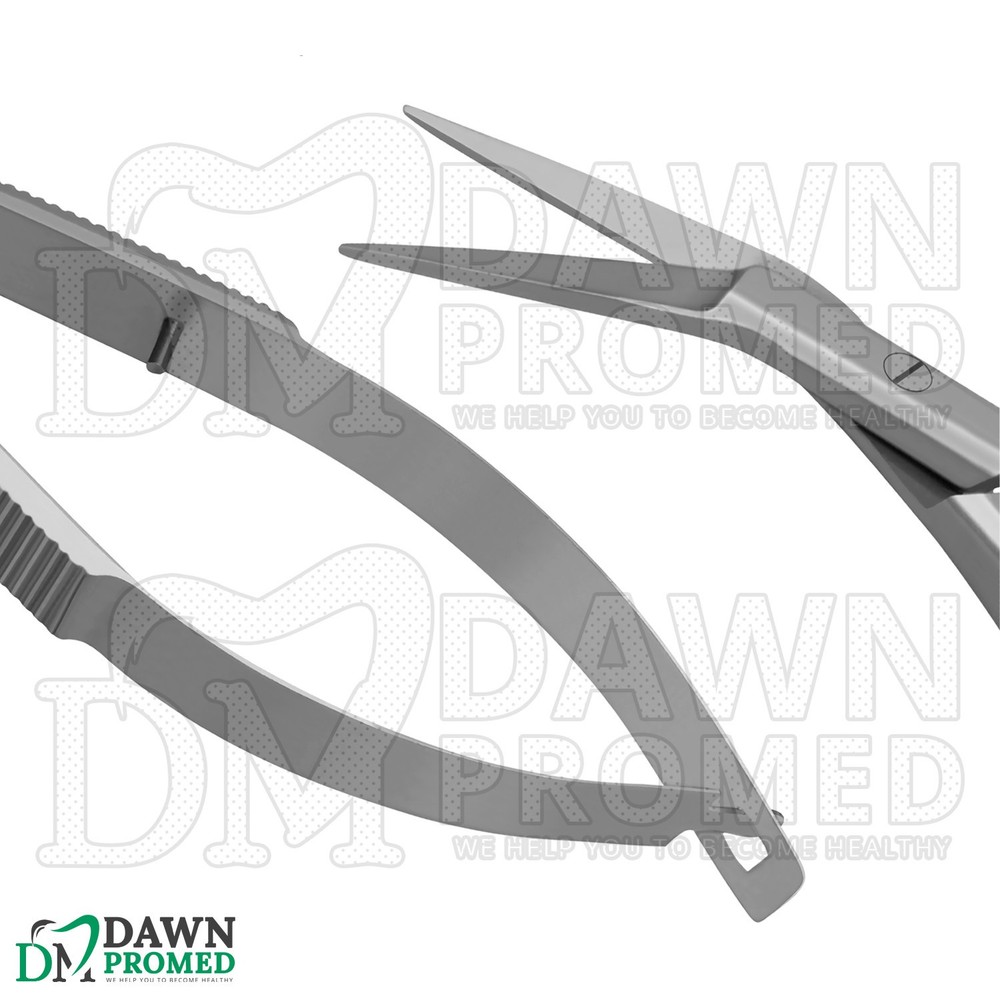 Micro Iris Scissors 4.5" Angled Sharp Blades Ophthalmic & Lab Instruments