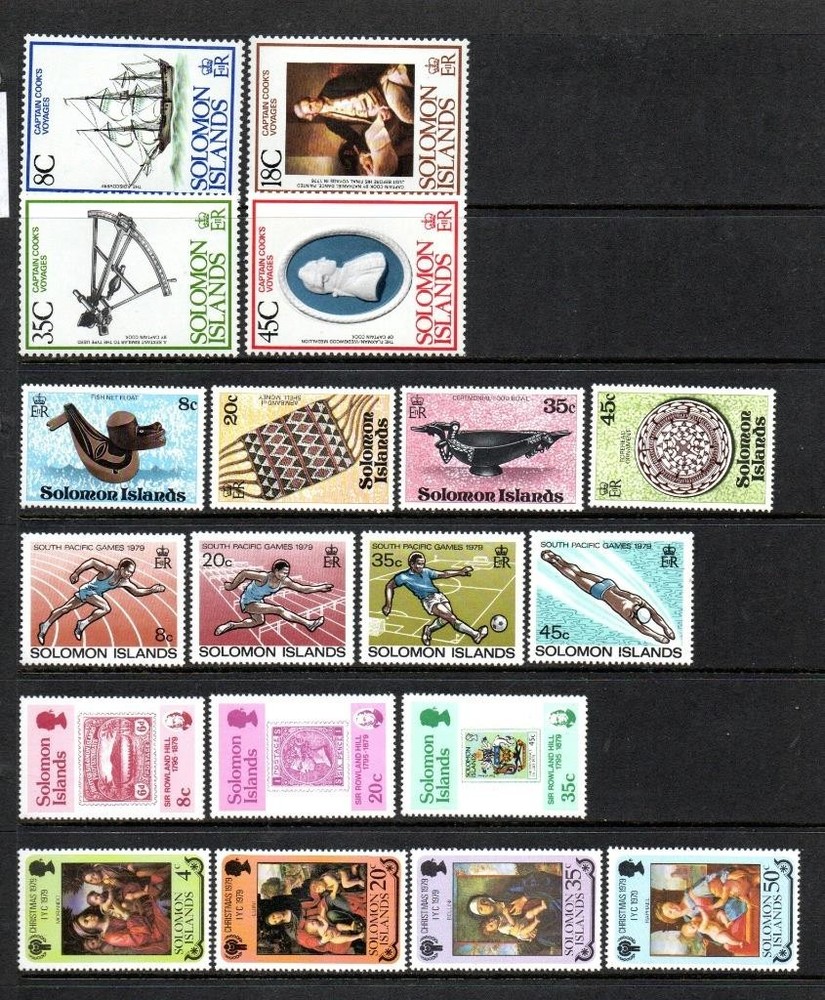SOLOMON ISLS MNH 1979 SETS