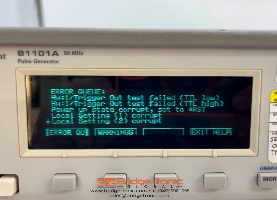 Agilent 81101 A Pulse Generator