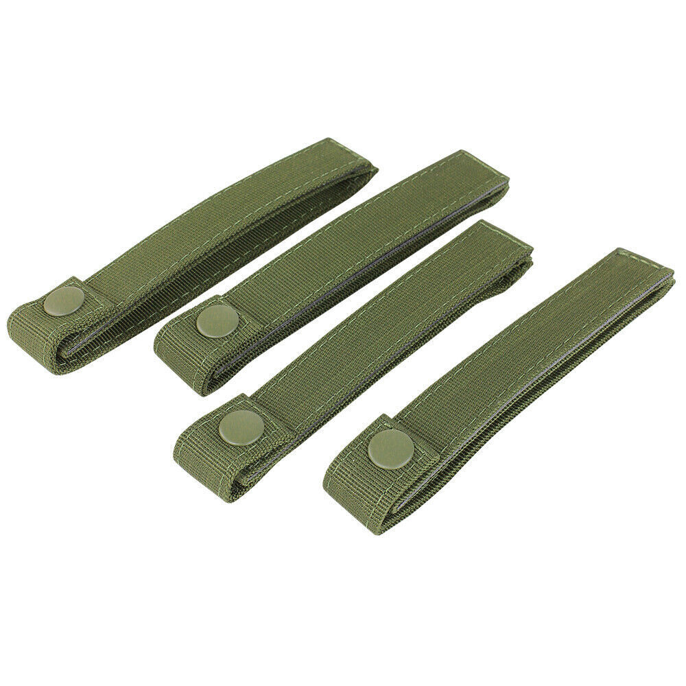 8 x 6" MOD MOLLE PALS Modular Web Gear Replacement Tie Straps Green