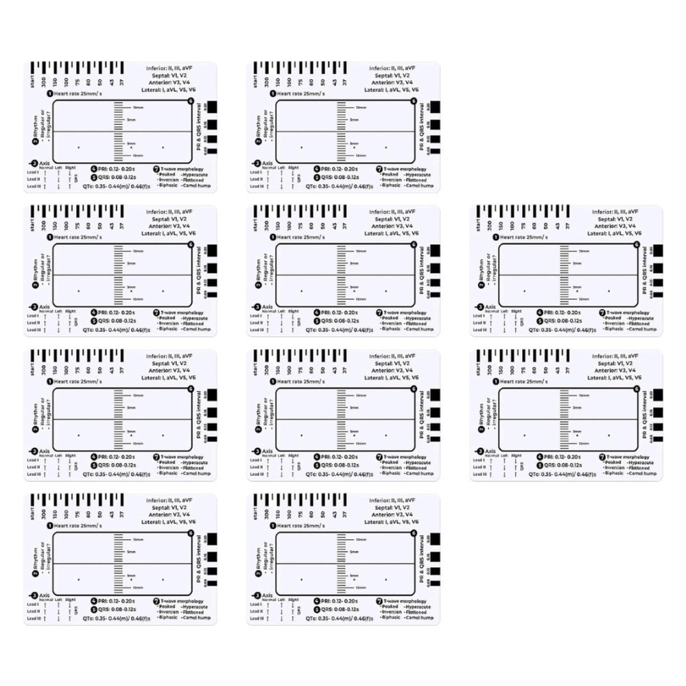 User Friendly For ECG Ruler for Efficient For EKG Analysis and Training