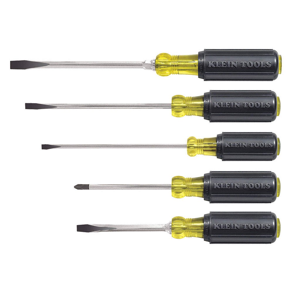 KLEIN TOOLS 85075 Screwdriver Set, NmPcs5 2RKN9
