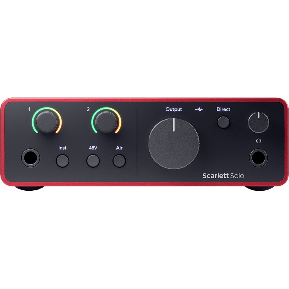 Focusrite Scarlett Solo (4th Gen) USB Audio Interface STUDIO KIT