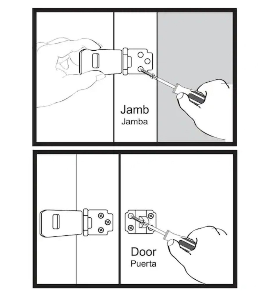 Everbilt Adjustable Gate Latch 3-1/2 Inch Rust Free Protection