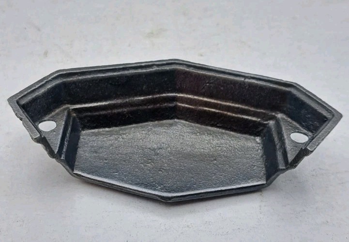 Antique Bin Pull Sunflower Drawer Cabinet Pull Old Vintage Iron Handle Hardware