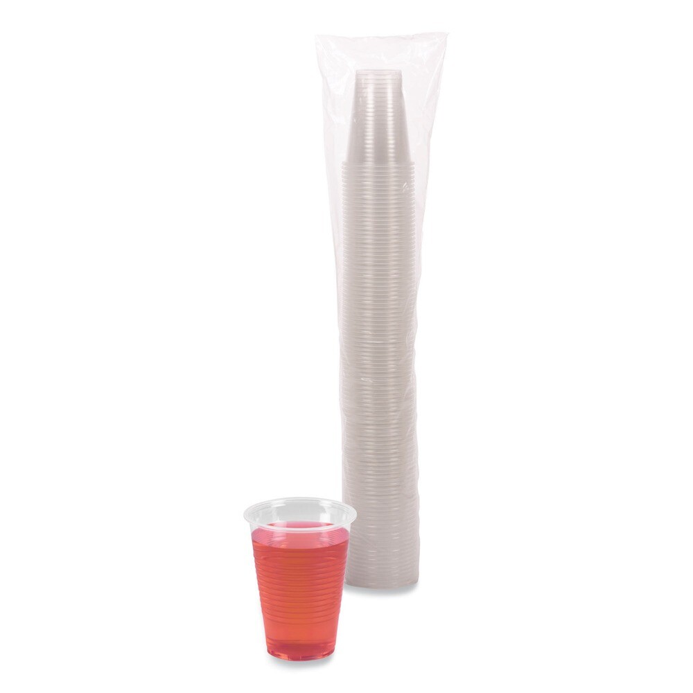 Boardwalk TRANSCUP9CT 9 oz. Polypropylene Cold Cups - Translucent (2500/CT) New