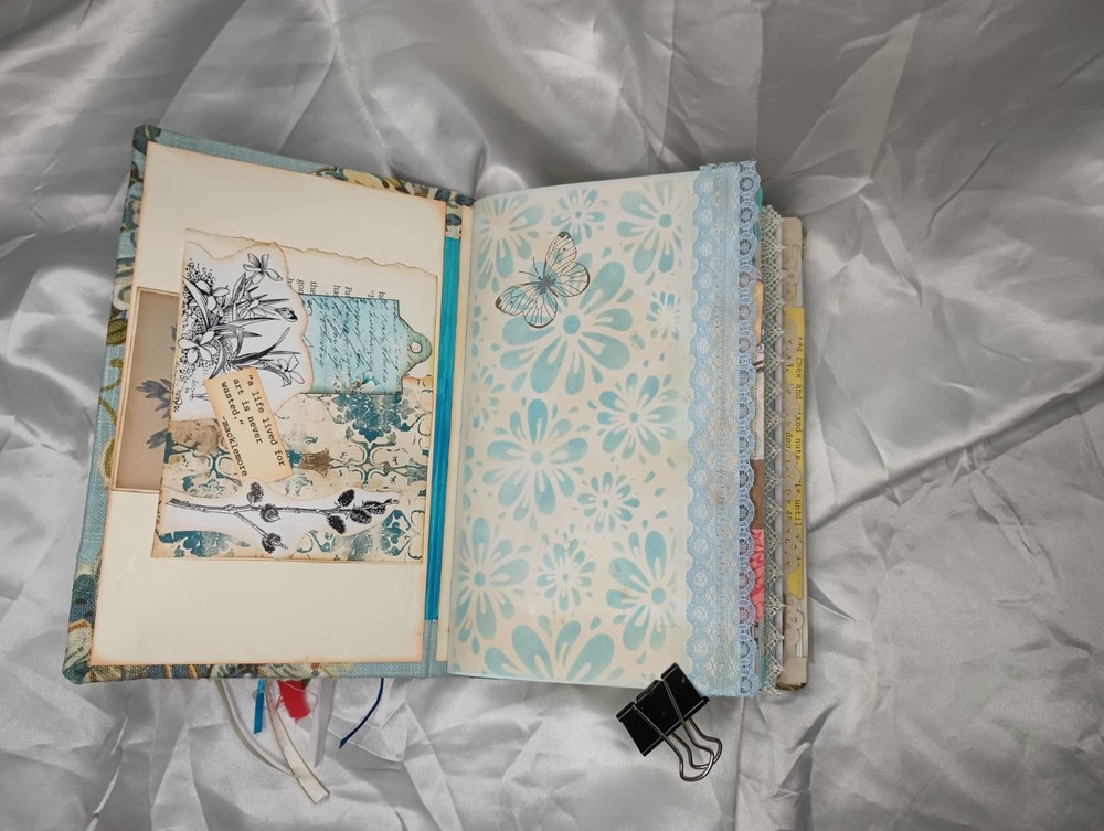 Junk Journal Eclectic "Believe" Lace