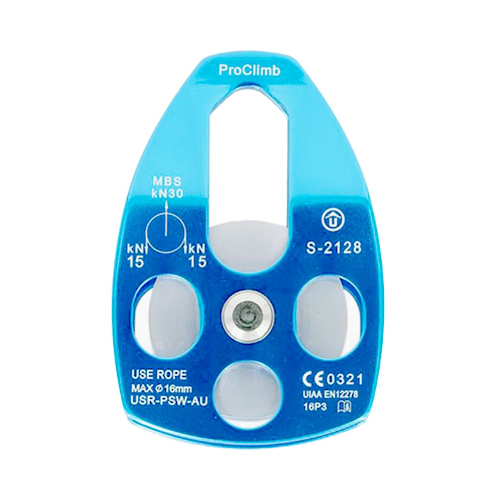 16847 EXTRA ROLL SINGLE SHEAVE ROPE PULLEY