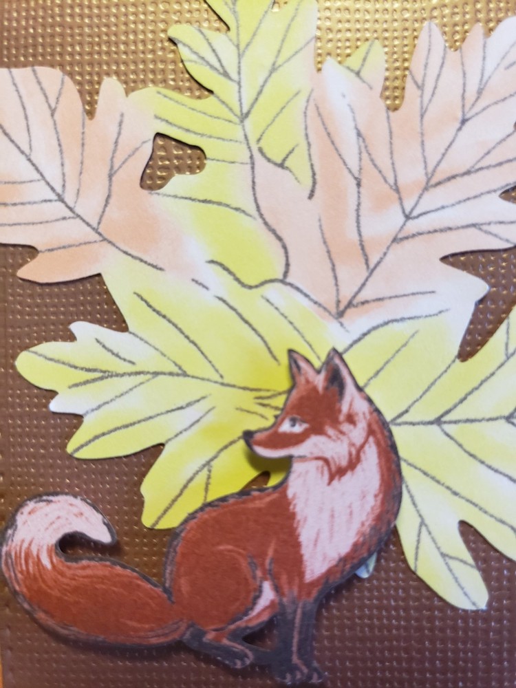 handcrafted fall thankful greeting card