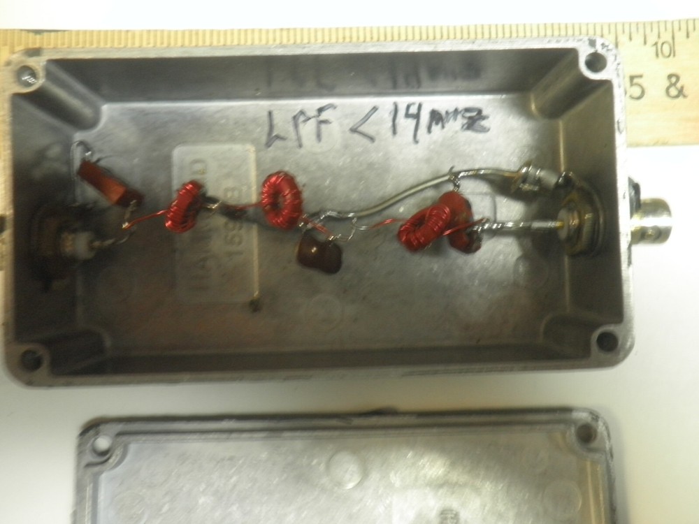 Filter,  RF, Low Pass,    14.7 MHz,  20W, Steampunk