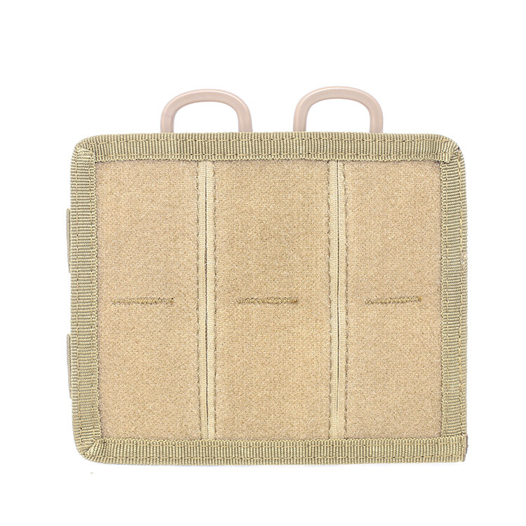 Hook & loop Panel MOLLE Cloth Patch for Tactical Vest Pouch Converter Adapter