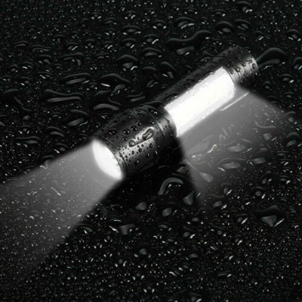 3X Super Bright LED Tactical Flashlight Mini USB Rechargeable Lamp 3 Modes Light