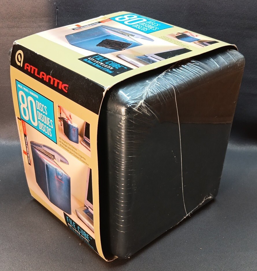 💥Atlantic 80 Disc File Cube Hardcase CD Keeper 2007 Brand New Sealed