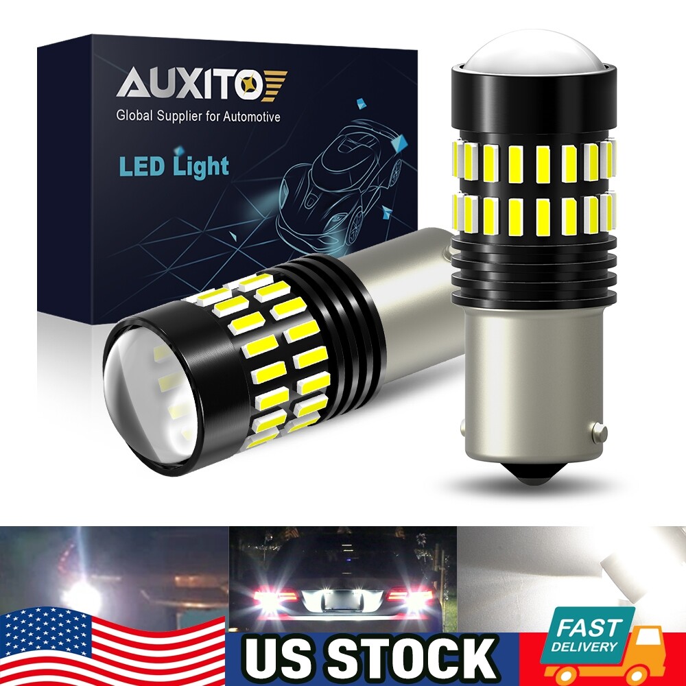 AUXITO Super Bright LED 1156 Bulb 2PC 6000K 7506 Reverse Backup Light White D