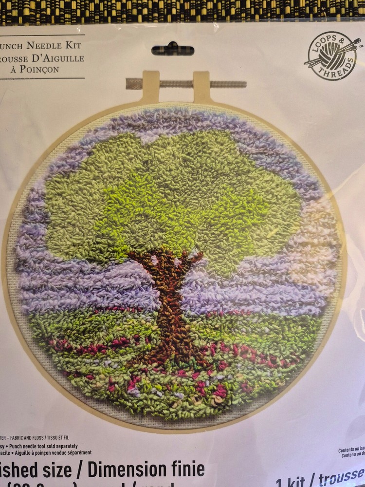 Tree Punch Needle Kit by Loops & Threads® - 8" Finished Size