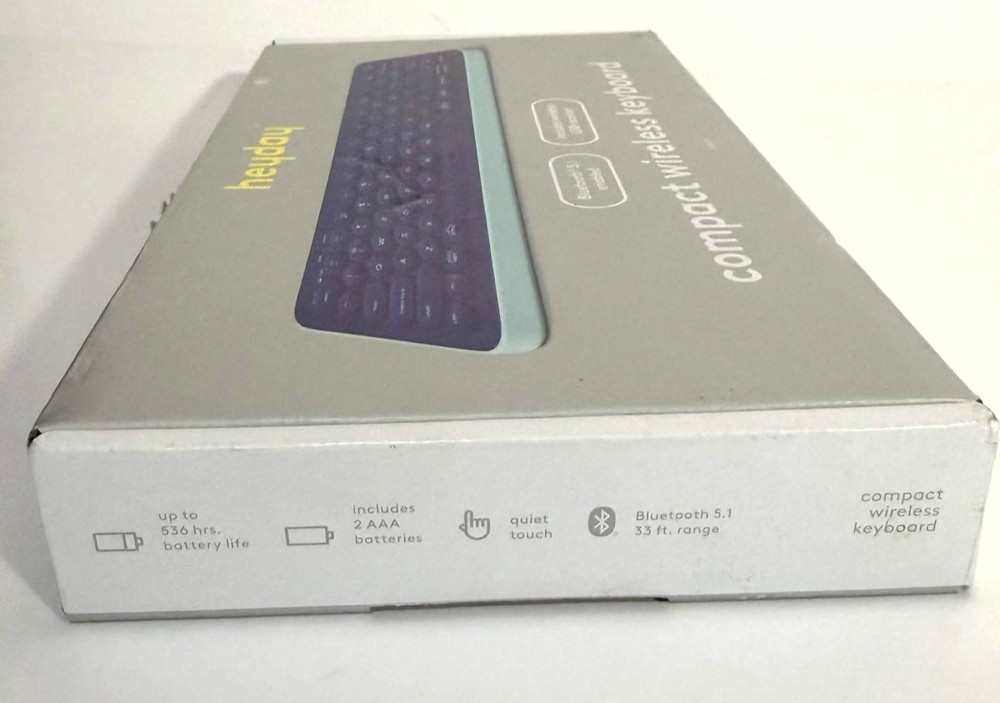 Heyday Compact Bluetooth Wireless Keyboard - Future Dusk
