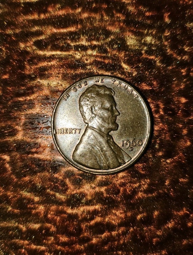 1960 One Cent Penny with Mint Error