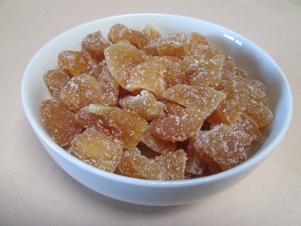 Natural Crystallized Ginger Chunks-Unsulfured, 11 lb-greenbulk