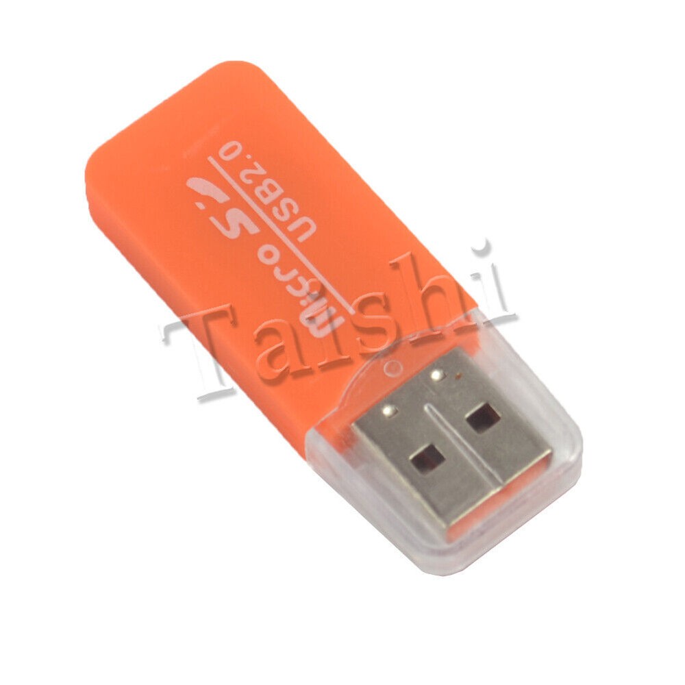 2pcs USB 2.0 Card reader Micro SD Card Reader Adapter Micro SD SDHC TF T-Flash