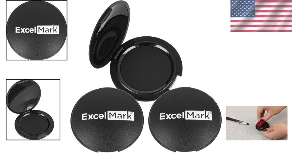 3 Inkless Thumbprint Pads - Effortless Security for Personal & Professional Use